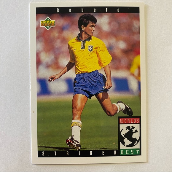 RARE  BEBETO  ROOKIE WORLD CUP CARD.  MINT - Picture 2 of 2